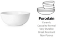 Villeroy & Boch Serveware For Me Collection Porcelain  Round Serving Bowl